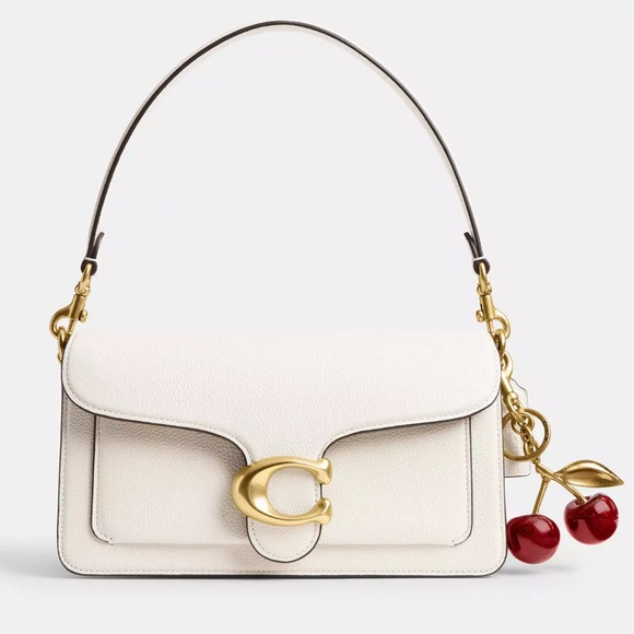 Large Coach Glitter Cherries Bag Charm, Coach Cherry Charm, Coach Bag Charm - Picture 2 of 2